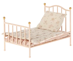Maileg: Vintage Bed - Mouse / Rose