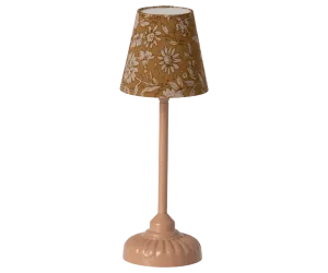 Maileg: Vintage floor lamp, Mouse - Dark Powder