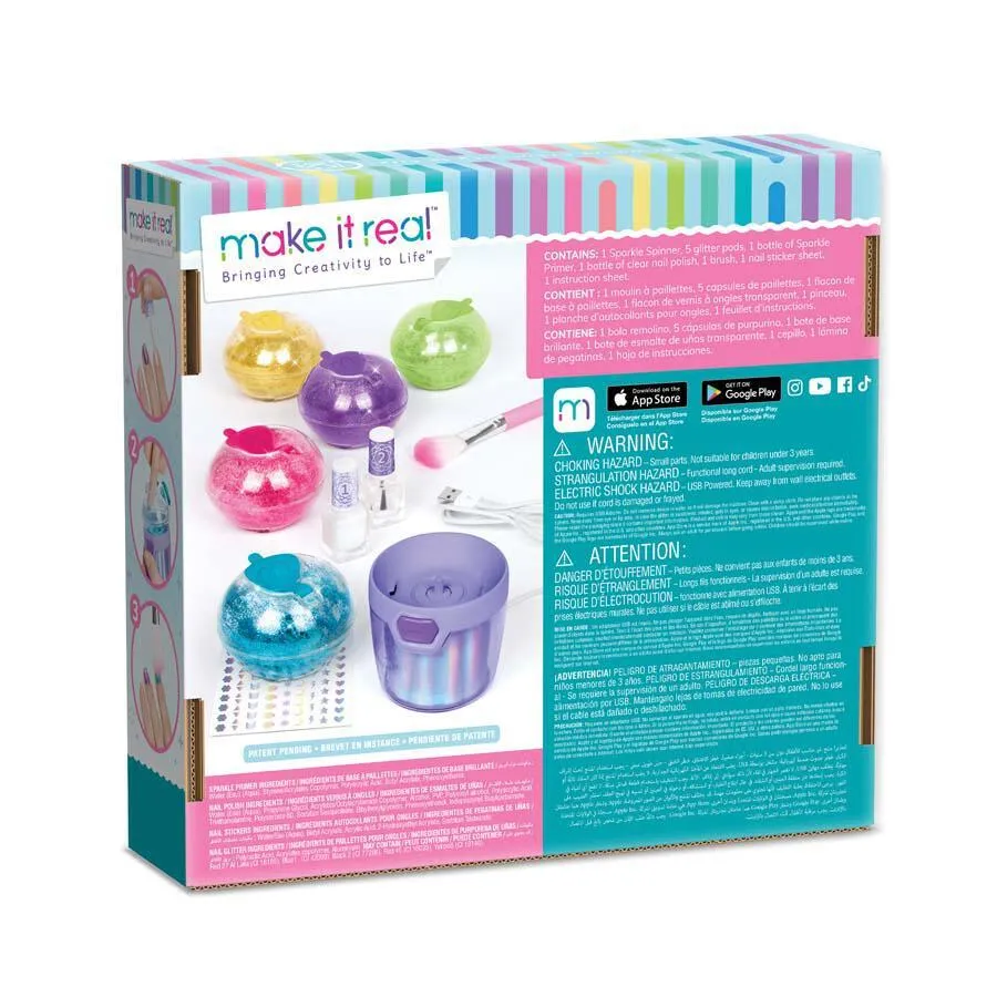 Make it Real Party Nails Glitter Design Set