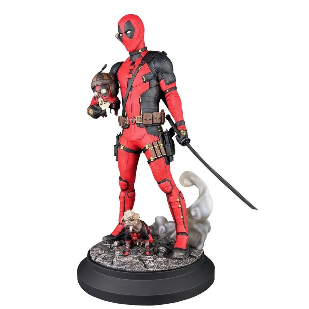 Marvel Premier Collection Deadpool And Wolverine Deadpool Statue By Diamond Gallery