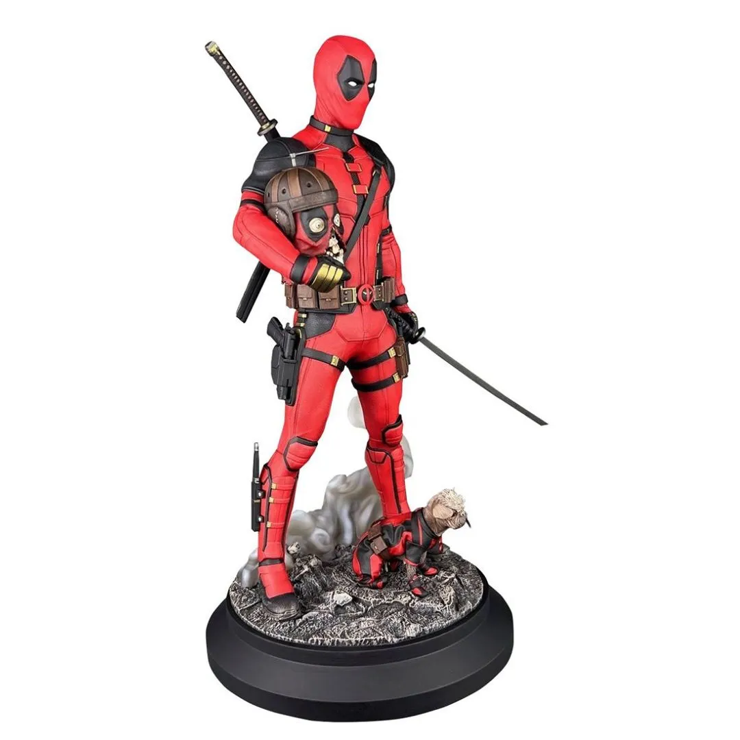 Marvel Premier Collection Deadpool And Wolverine Deadpool Statue By Diamond Gallery