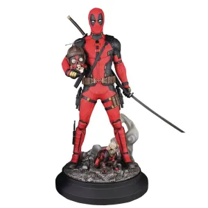 Marvel Premier Collection Deadpool And Wolverine Deadpool Statue By Diamond Gallery