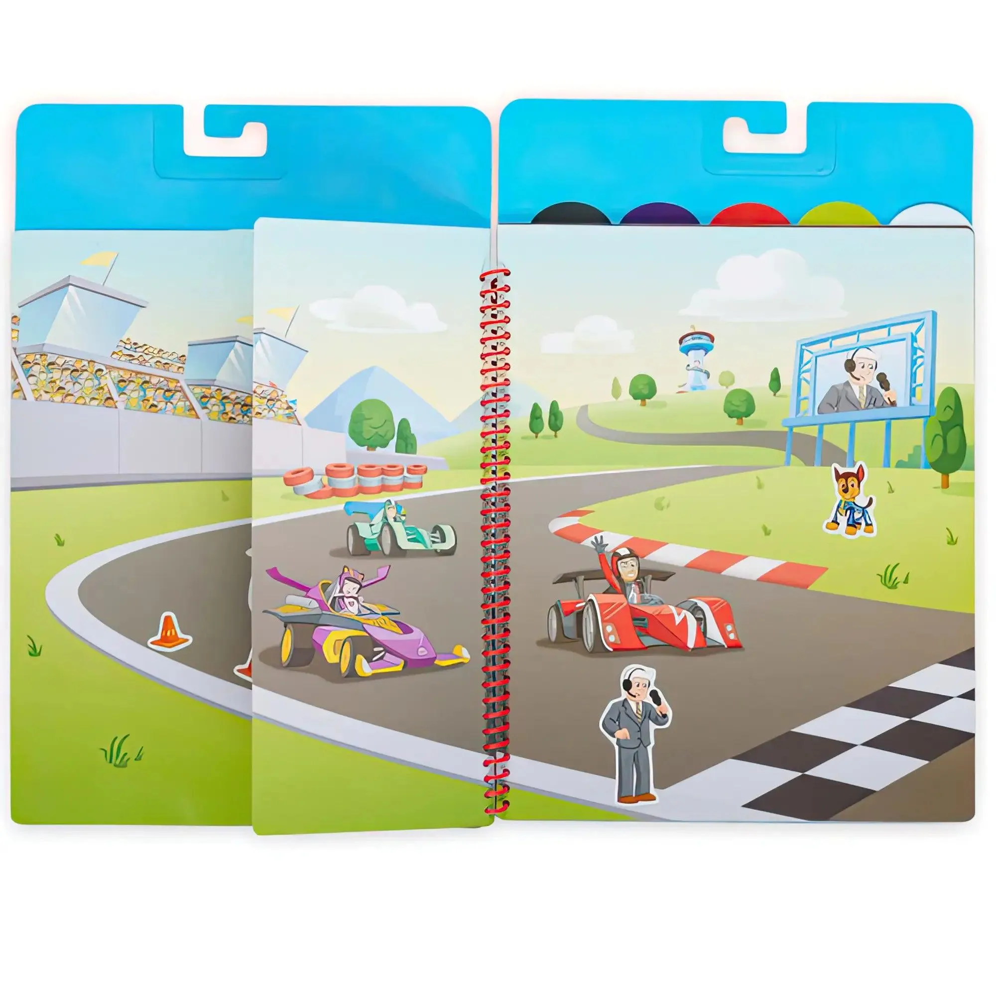 Melissa & Doug PAW Patrol Restickable Stickers Flip-Flap Pad - Classic Missions