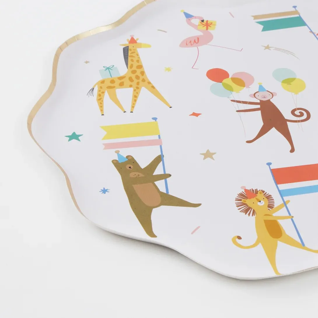 Meri Meri: Animal Parade Dinner Plates