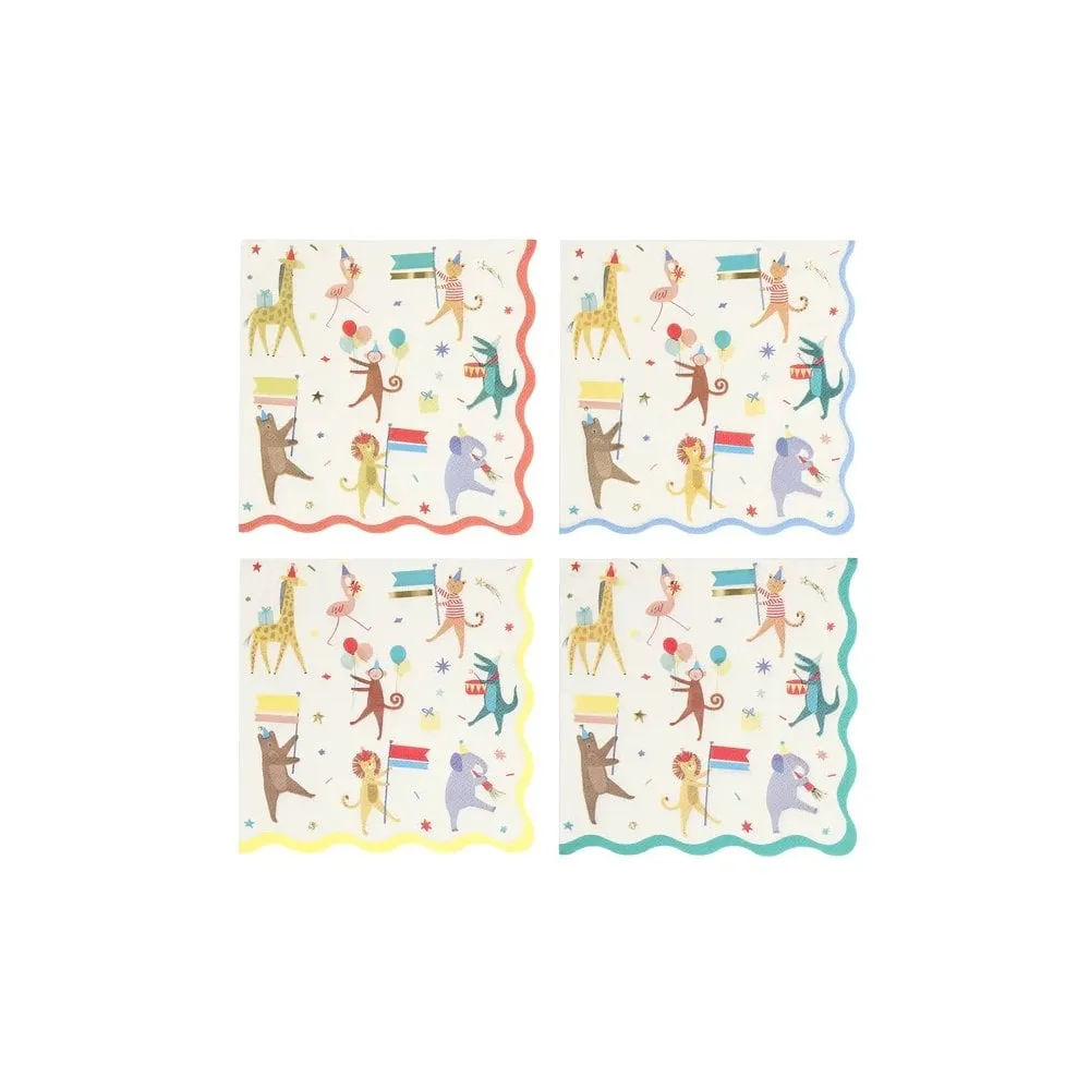 Meri Meri: Animal Parade Napkins