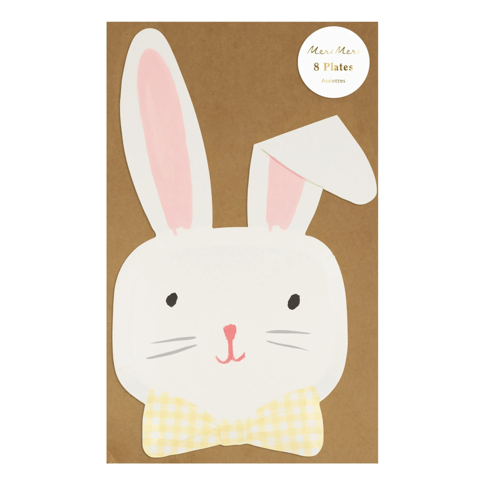 Meri Meri: Easter Bunny Plates (x8)