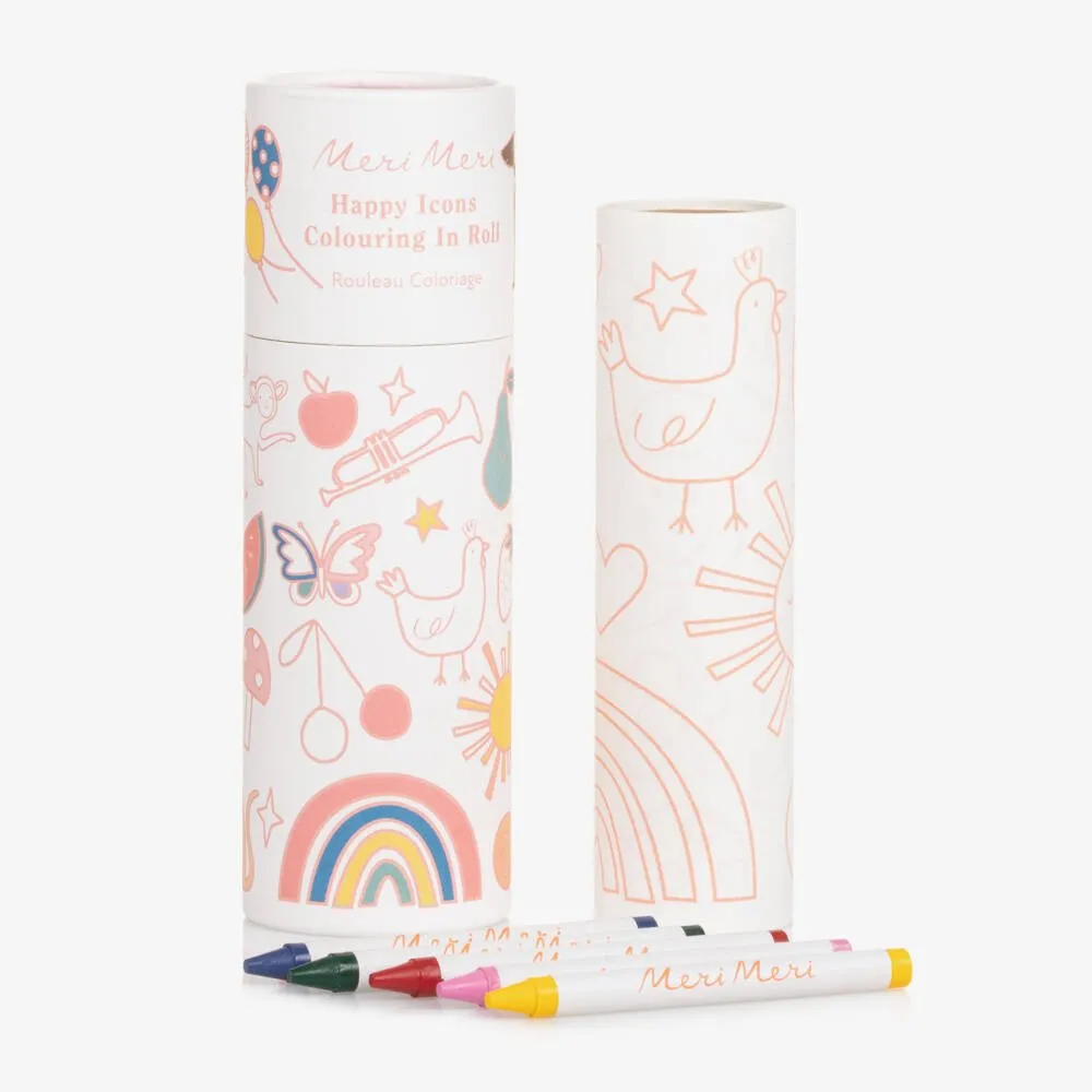 Meri Meri: Happy Icons Colouring Roll
