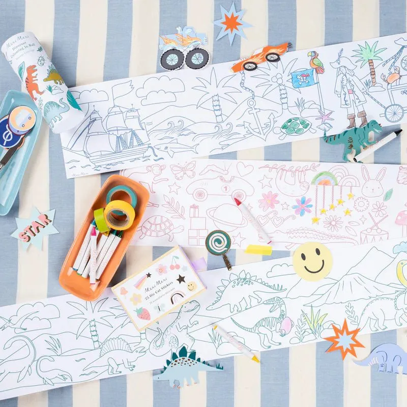 Meri Meri: Pirate Colouring Roll