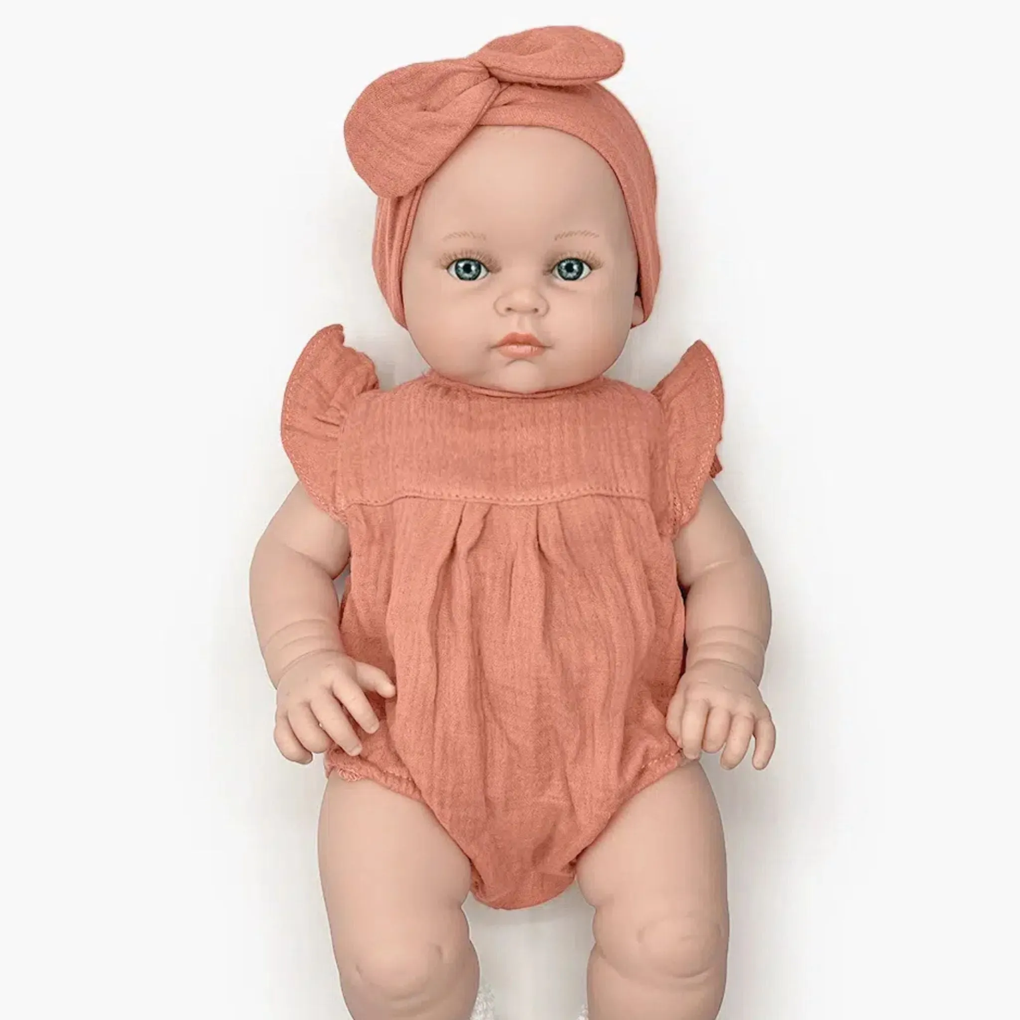 Minikane Baby Girl Doll 47cm Yalle - Marsala Outfit