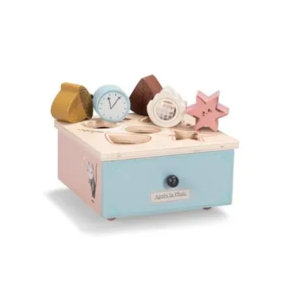 Moulin Roty: Box with push-in shapes - Apres la pluie