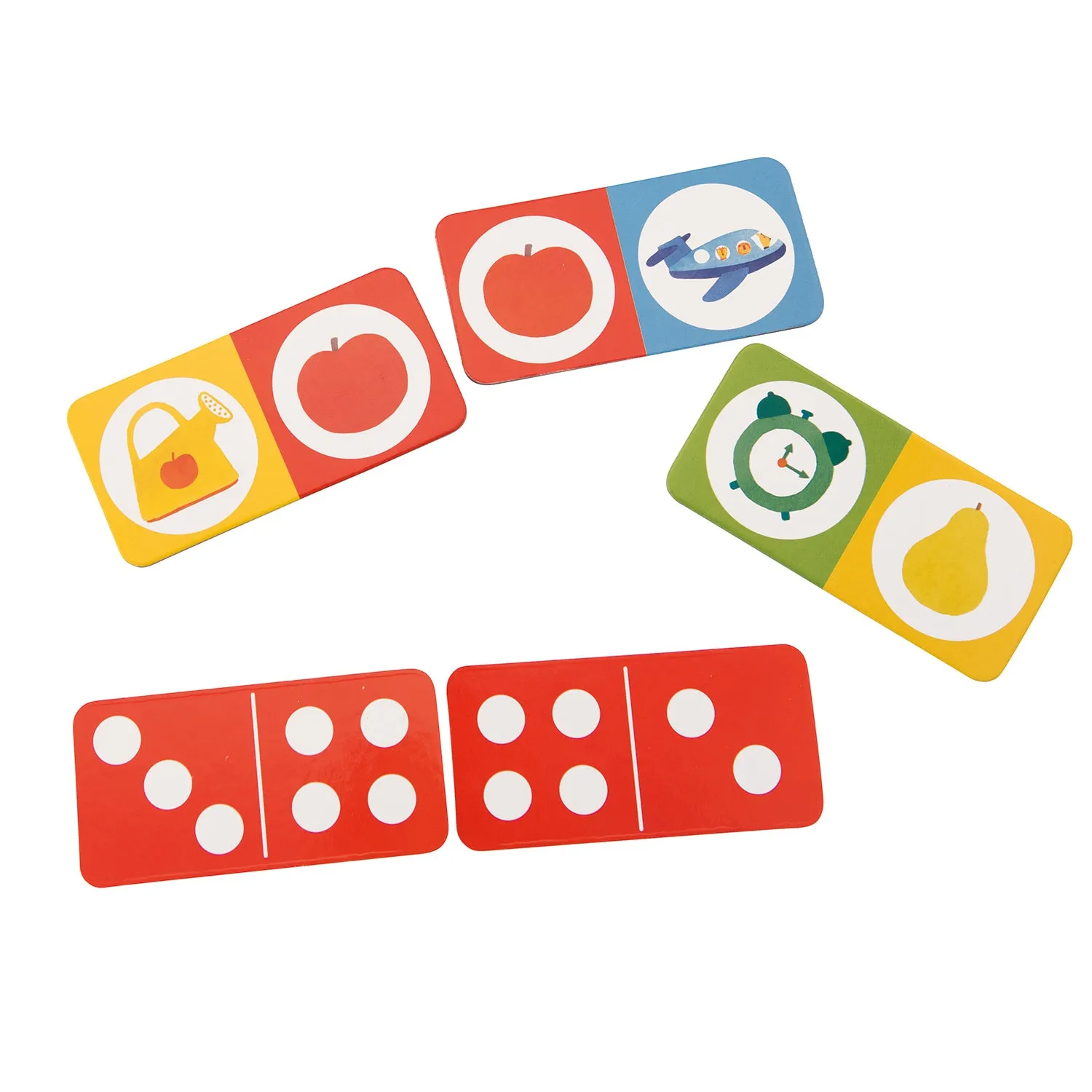 Moulin Roty Les Popipo Double-Sided Dominos Baby Visual Awareness Development Game