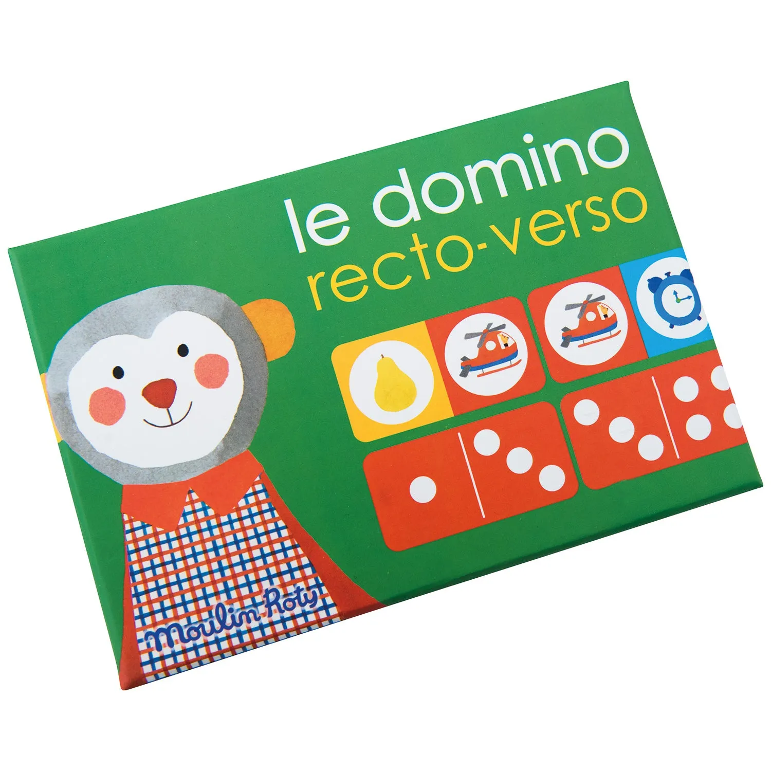Moulin Roty Les Popipo Double-Sided Dominos Baby Visual Awareness Development Game