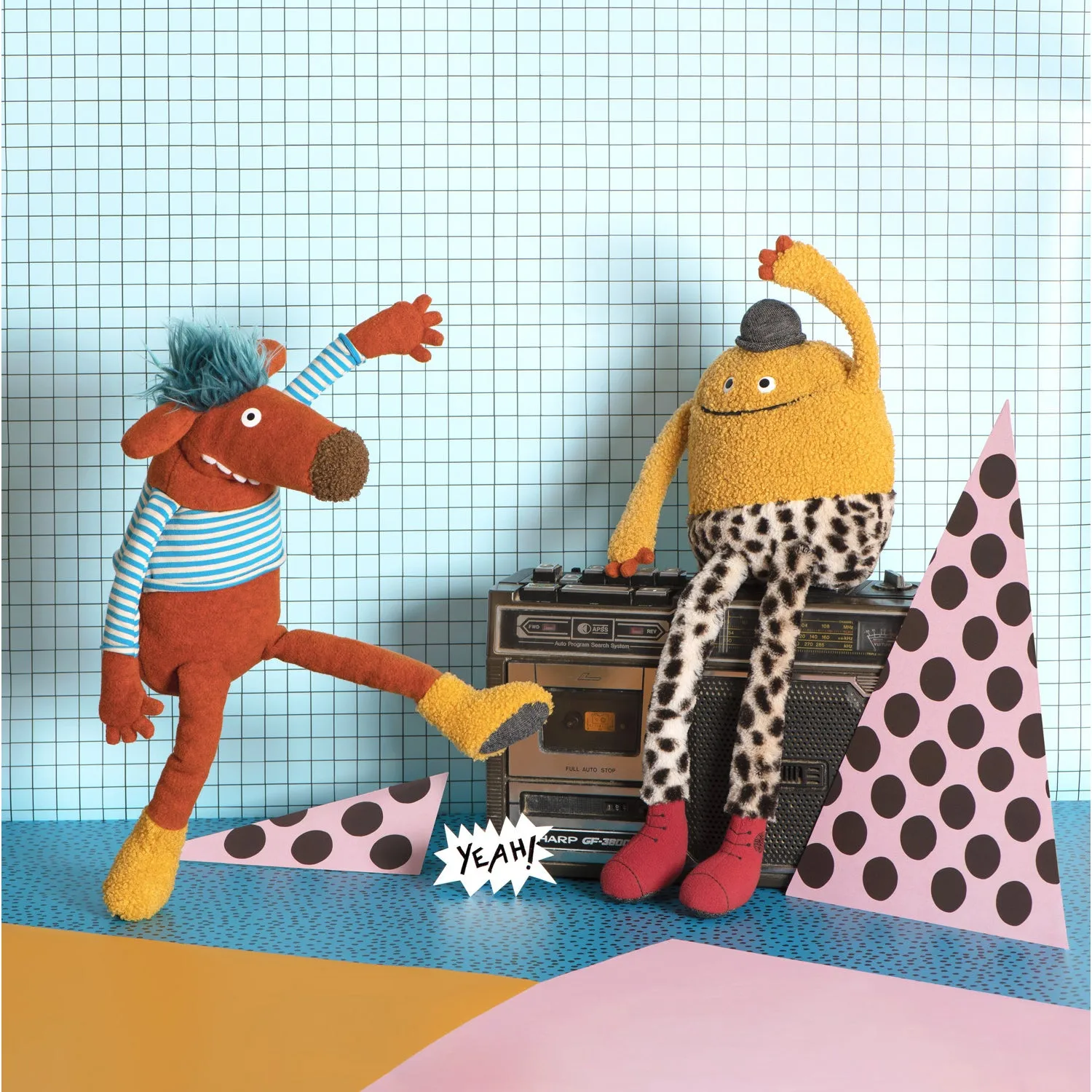 Moulin Roty Les Schmouks Mouni Mr Yellow Bean