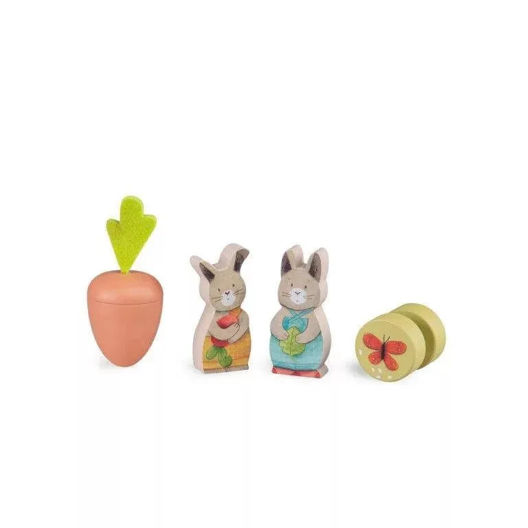 Moulin Roty: Stack-up toy - Trois Petits Lapins