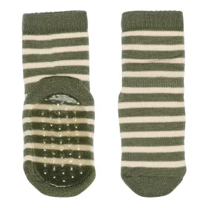 MP Denmark: Elis Anti-Slip Wool Socks - Olivine