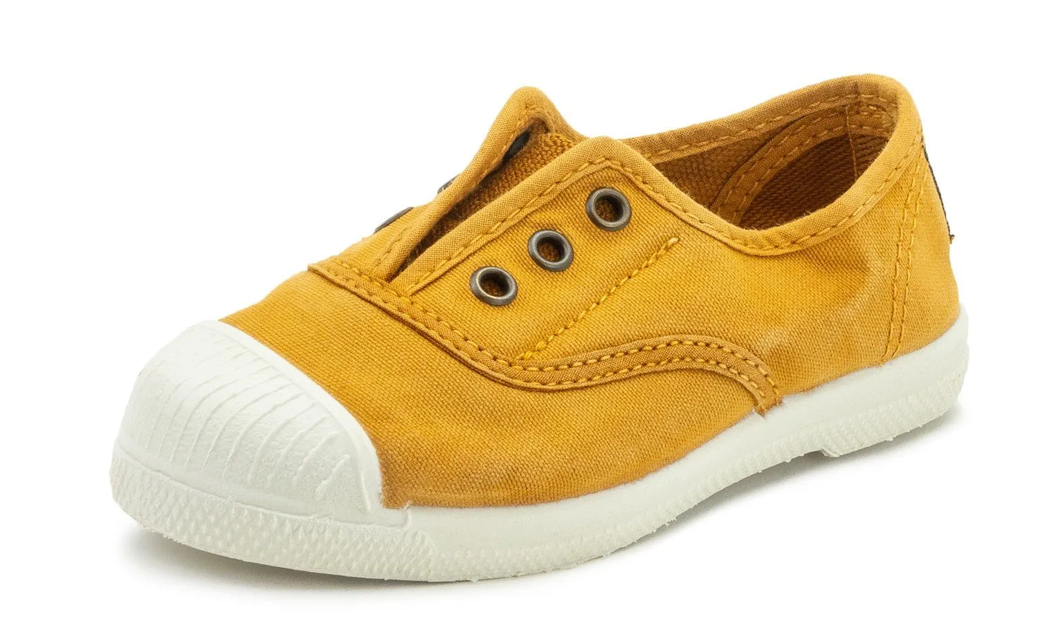 Natural World Eco: Elasticated Sneaker - Golden