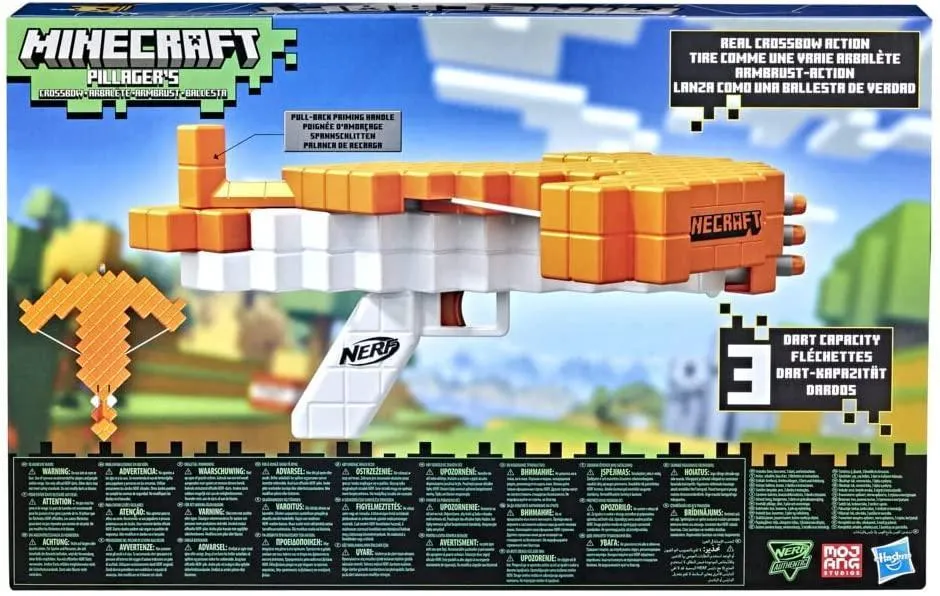 Nerf Minecraft Pillagers Crossbow