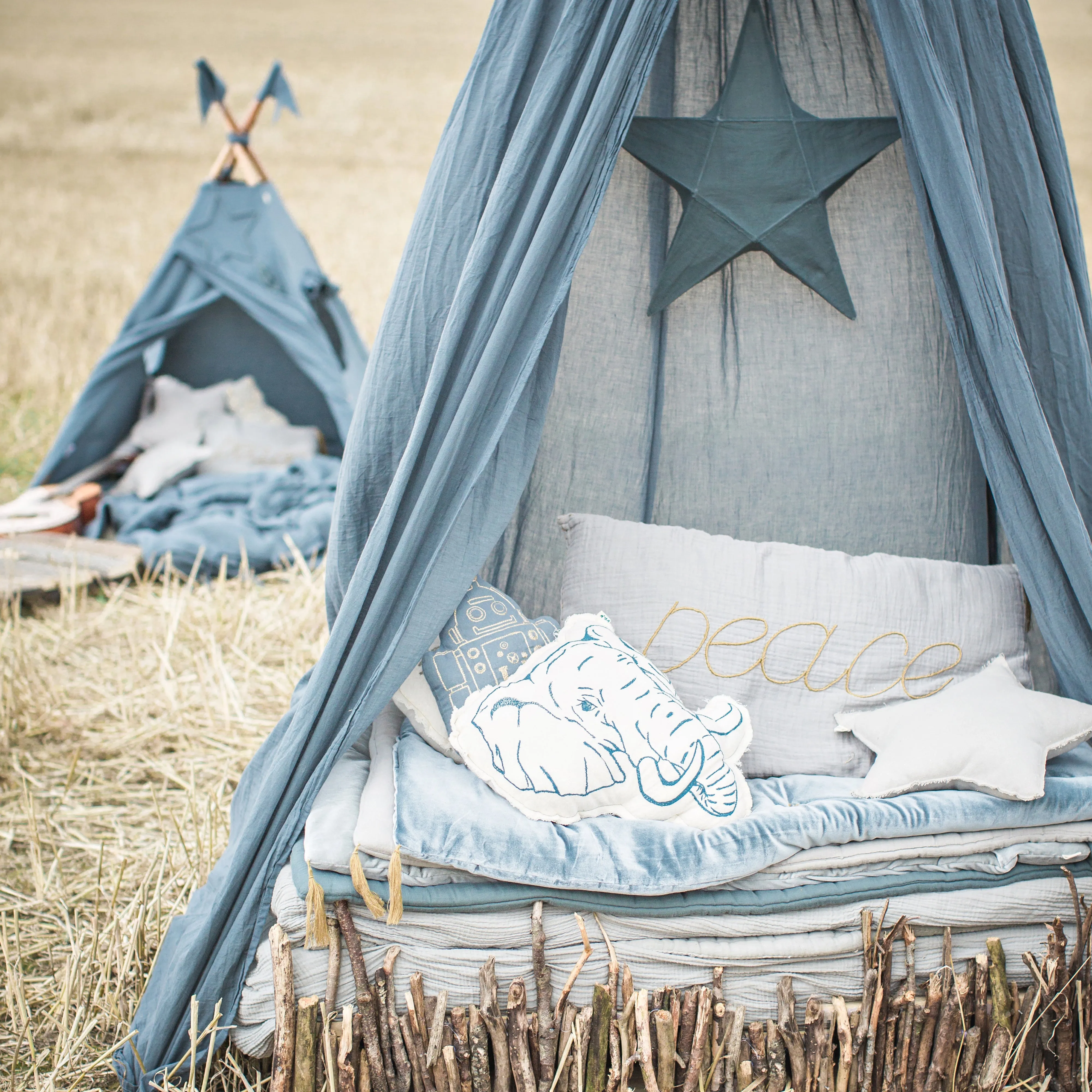 Numero 74 Tipi Tent Sweet Blue