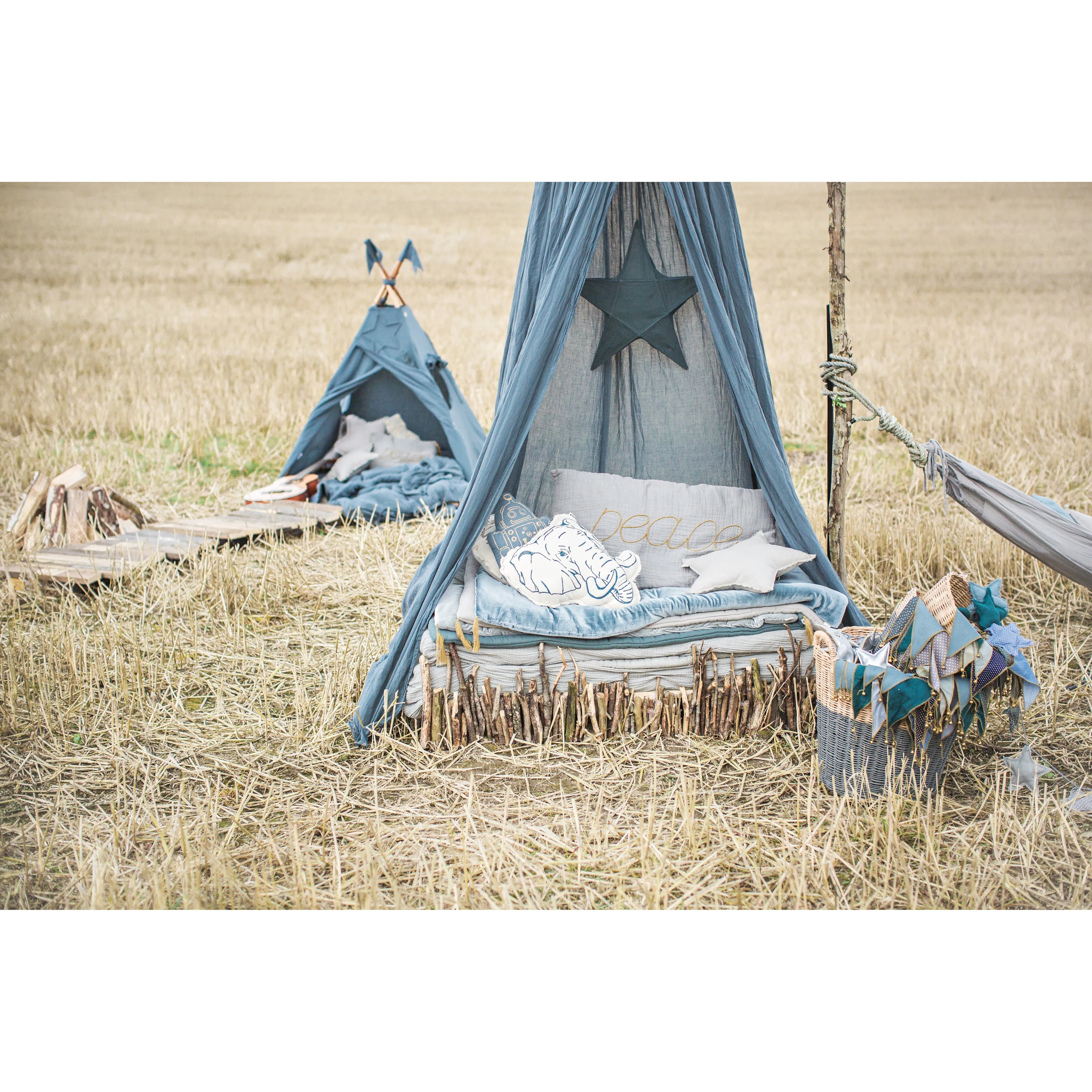 Numero 74 Tipi Tent Sweet Blue