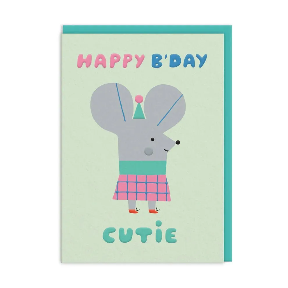 Ohh Deer: Cutie Mouse Birthday Card