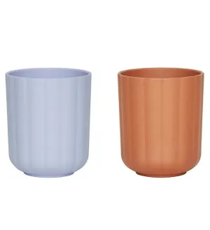 OYOY: Pullo Kid's Cup Pack of 2 - Caramel / Ice Blue