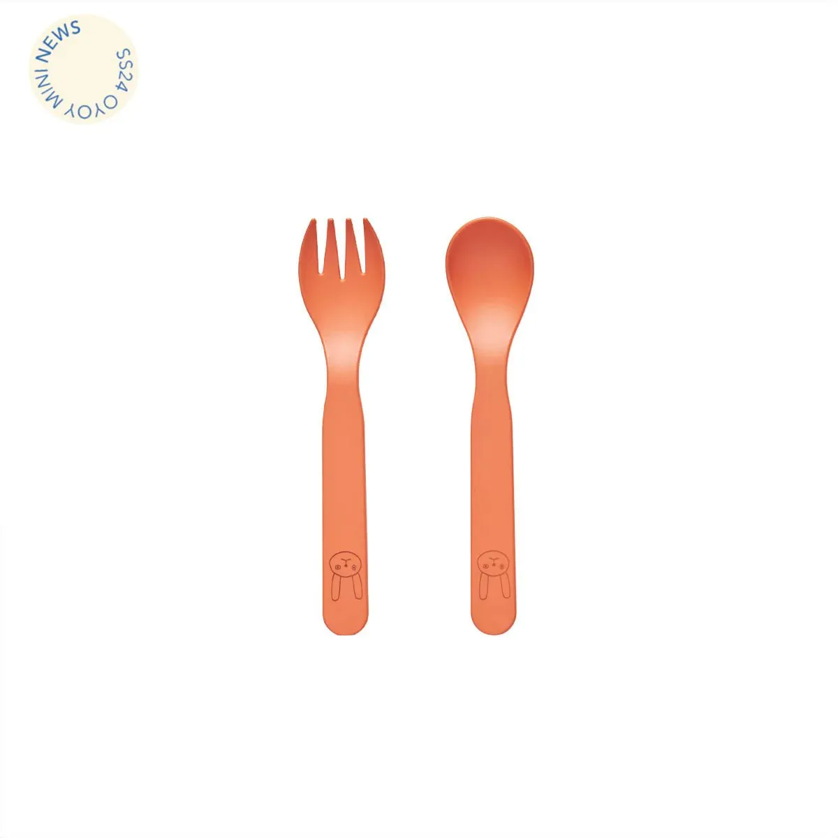 OYOY: Pullo Kid's Cutlery Set - Apricot