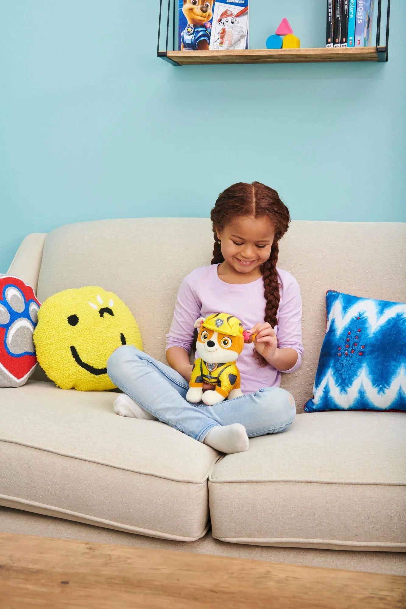 PAW Patrol The Movie Theme Plush Rubble