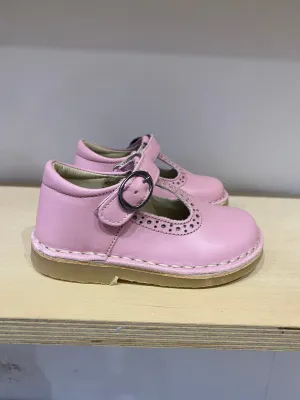 Petasil: Catarina Classic T-Bar Girls Shoes - Pink Mist