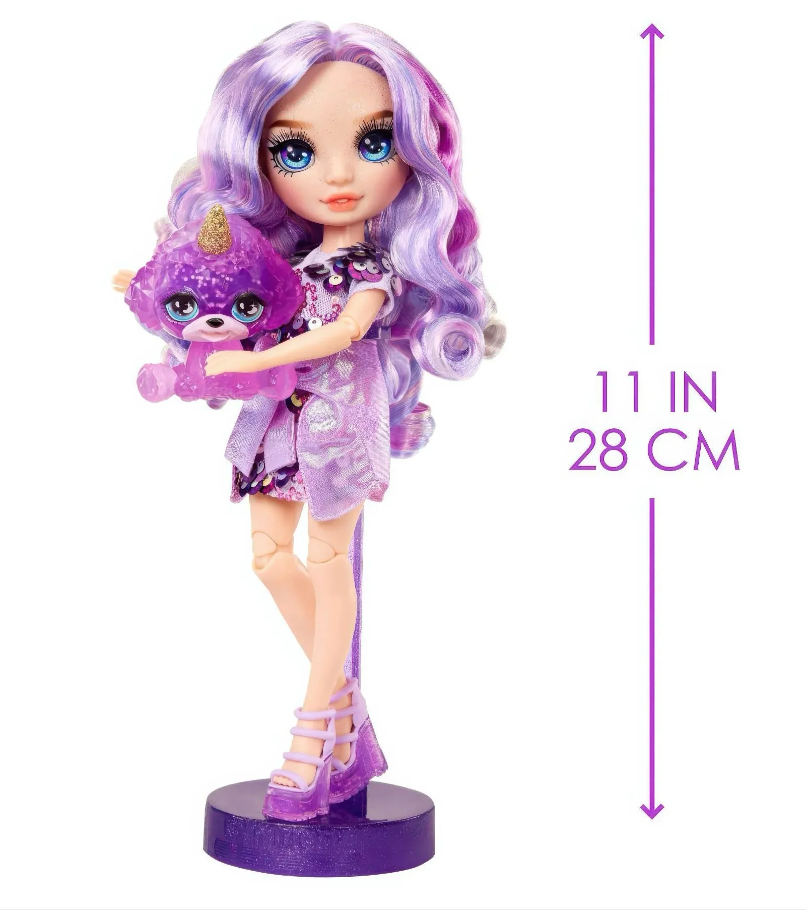 Rainbow High Classic 28cm Rainbow Fashion Doll - Violet
