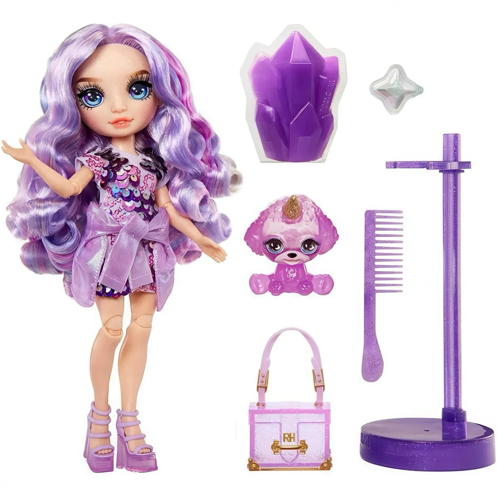 Rainbow High Classic 28cm Rainbow Fashion Doll - Violet