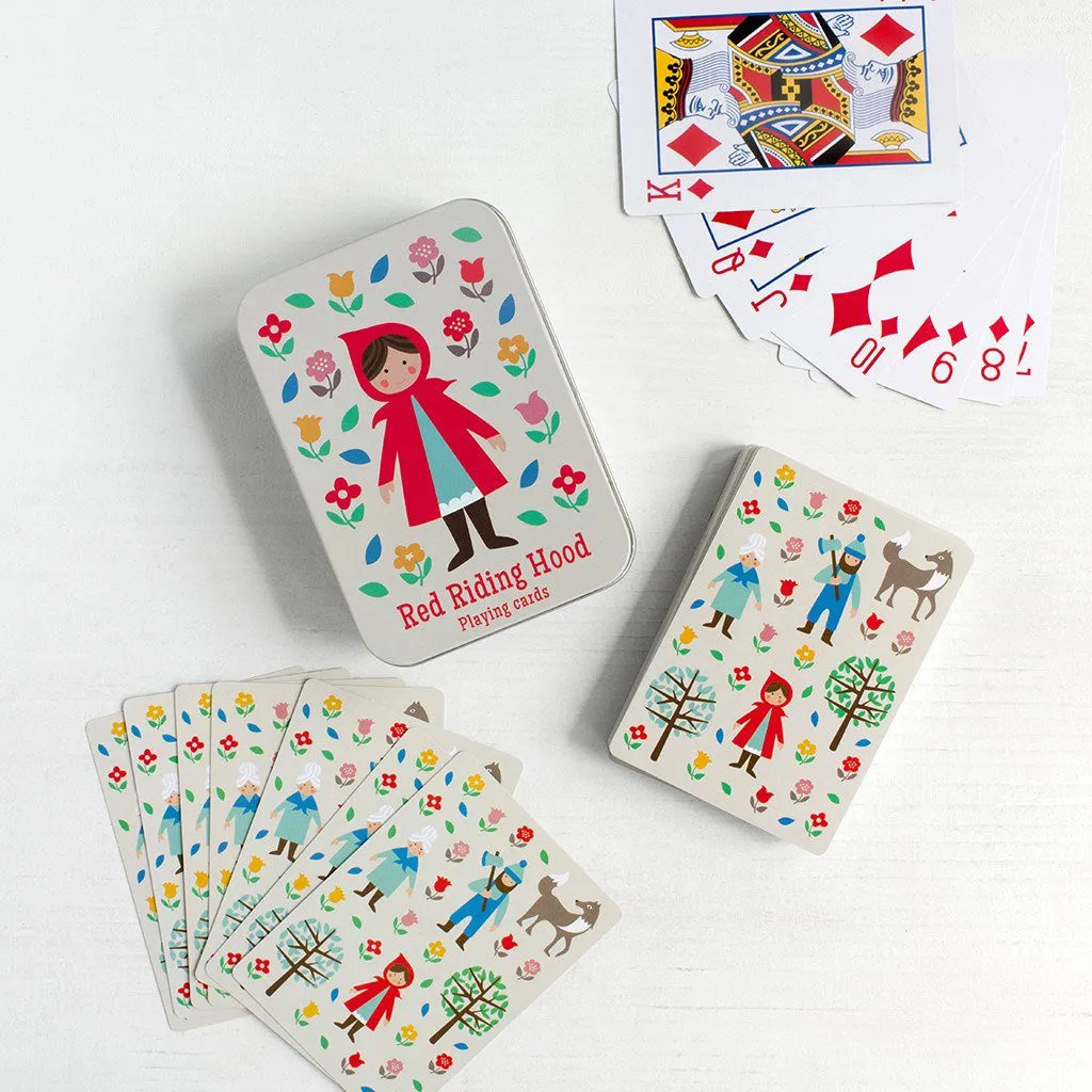 Rex Red Riding Hood Playing Cards in a Tin