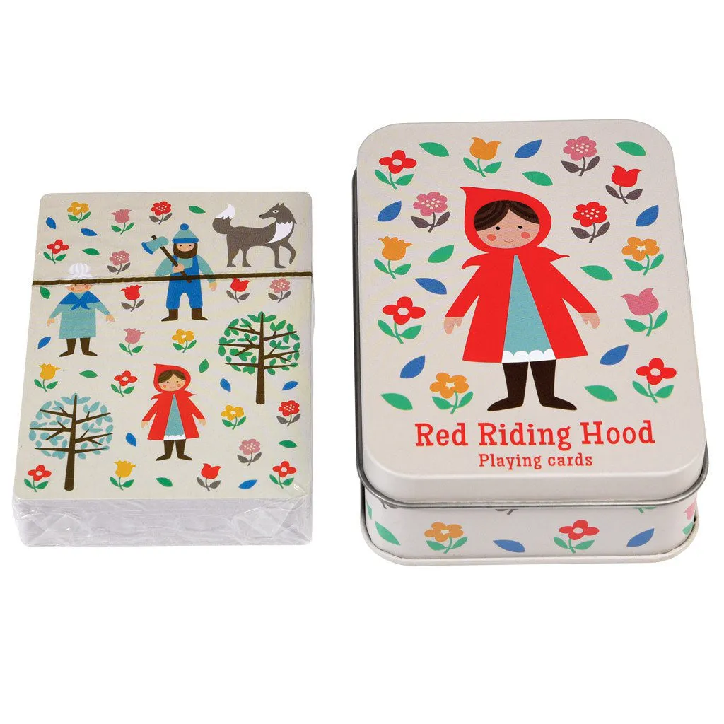 Rex Red Riding Hood Playing Cards in a Tin