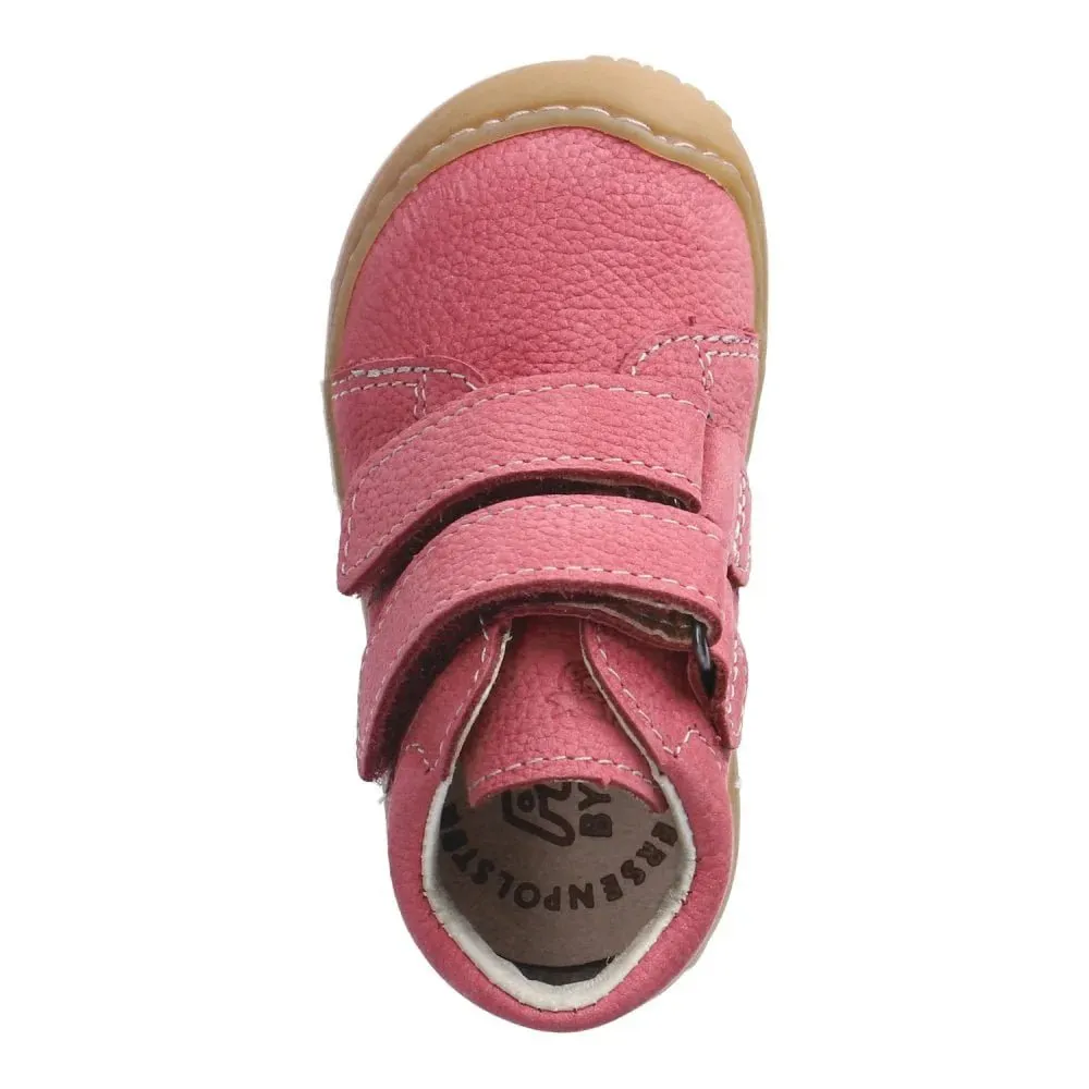 Ricosta: Chrisy Kids Boot with Velcro - Rosewood / Pink
