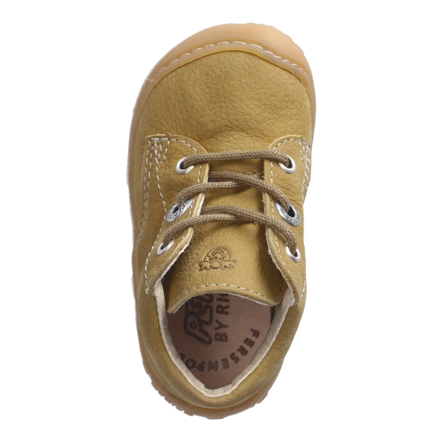 Ricosta: Cory Kids Boot with Laces - Oil / Green
