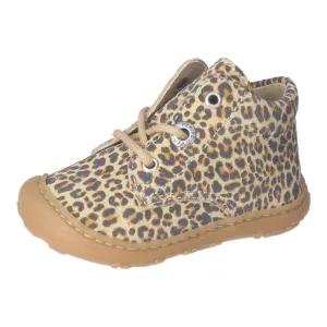 Ricosta: Dots Lace Up Boots - Animal Print / Desert