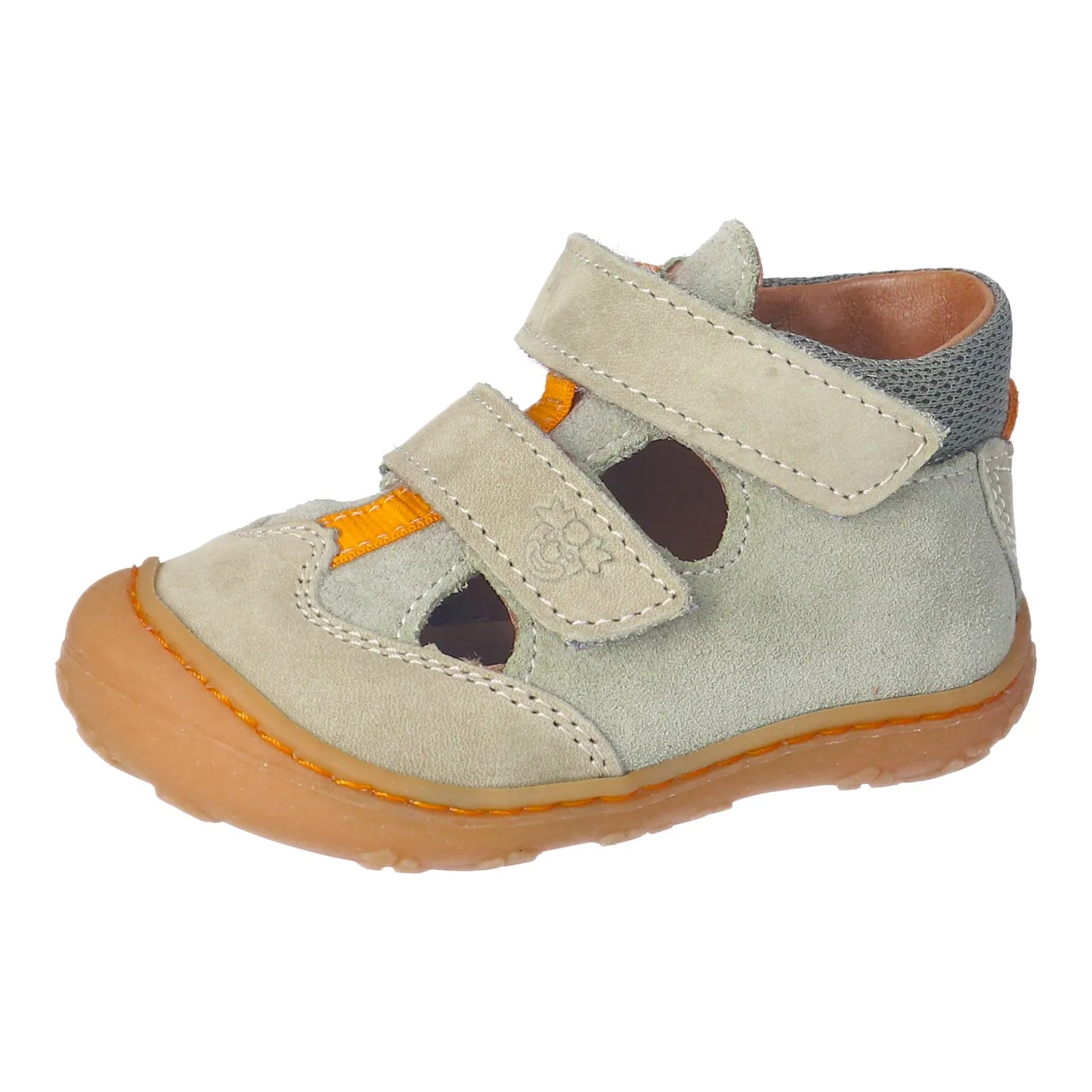 Ricosta: Ebi Summer Shoe - Eukalyptus / Orange
