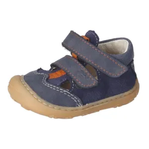 Ricosta: Ebi Summer Shoe - Navy / Orange