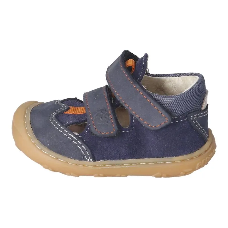 Ricosta: Ebi Summer Shoe - Navy / Orange