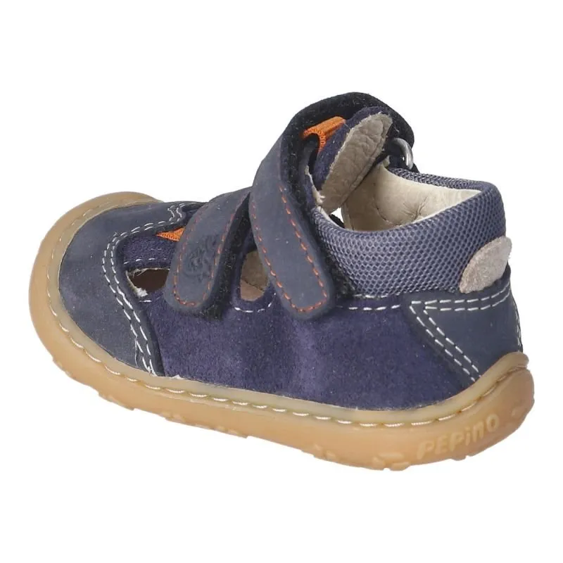 Ricosta: Ebi Summer Shoe - Navy / Orange