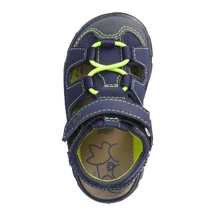 Ricosta: Gery Kid's Sandal - Grey / Ocean