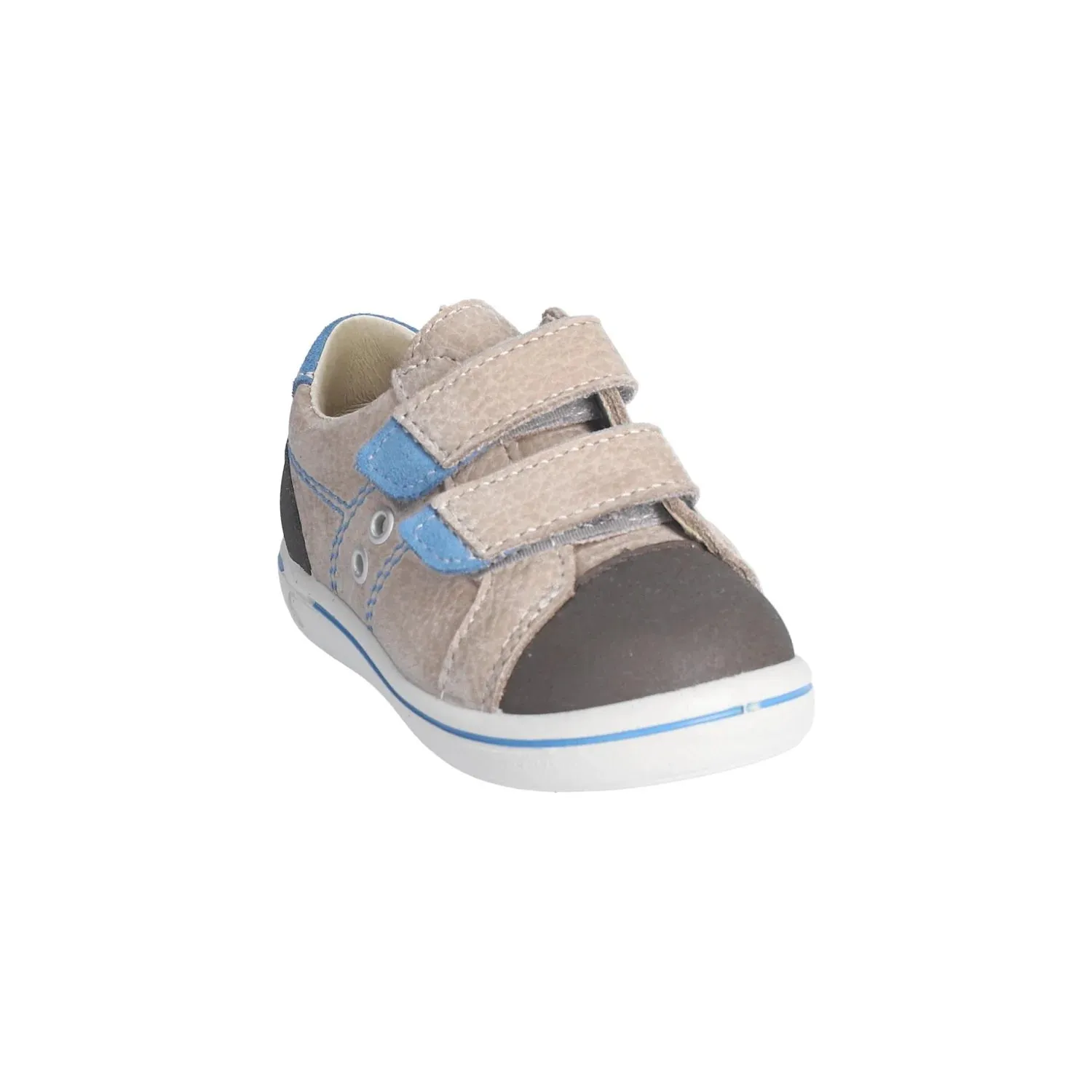 Ricosta: Nippy - Double Velcro Kids Shoe Stone / Kies