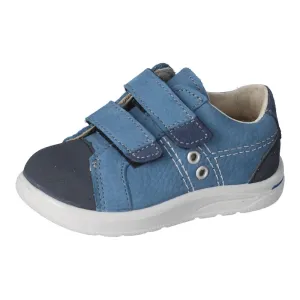 Ricosta: Nippy Velcro Trainers - Blue / Adriatic Reef