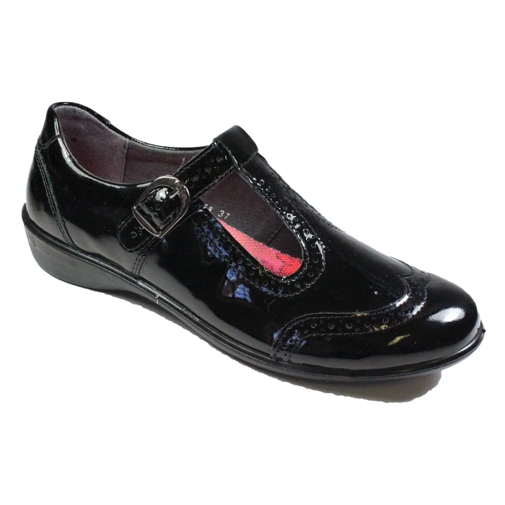 Ricosta: Olina - Patent School Shoes