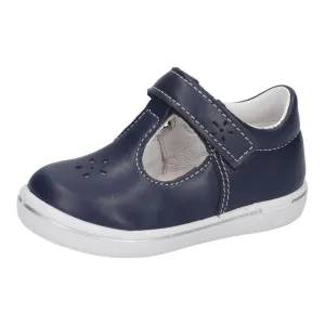 Ricosta: Winona T-Bar Velcro Shoes - Nautica / Navy
