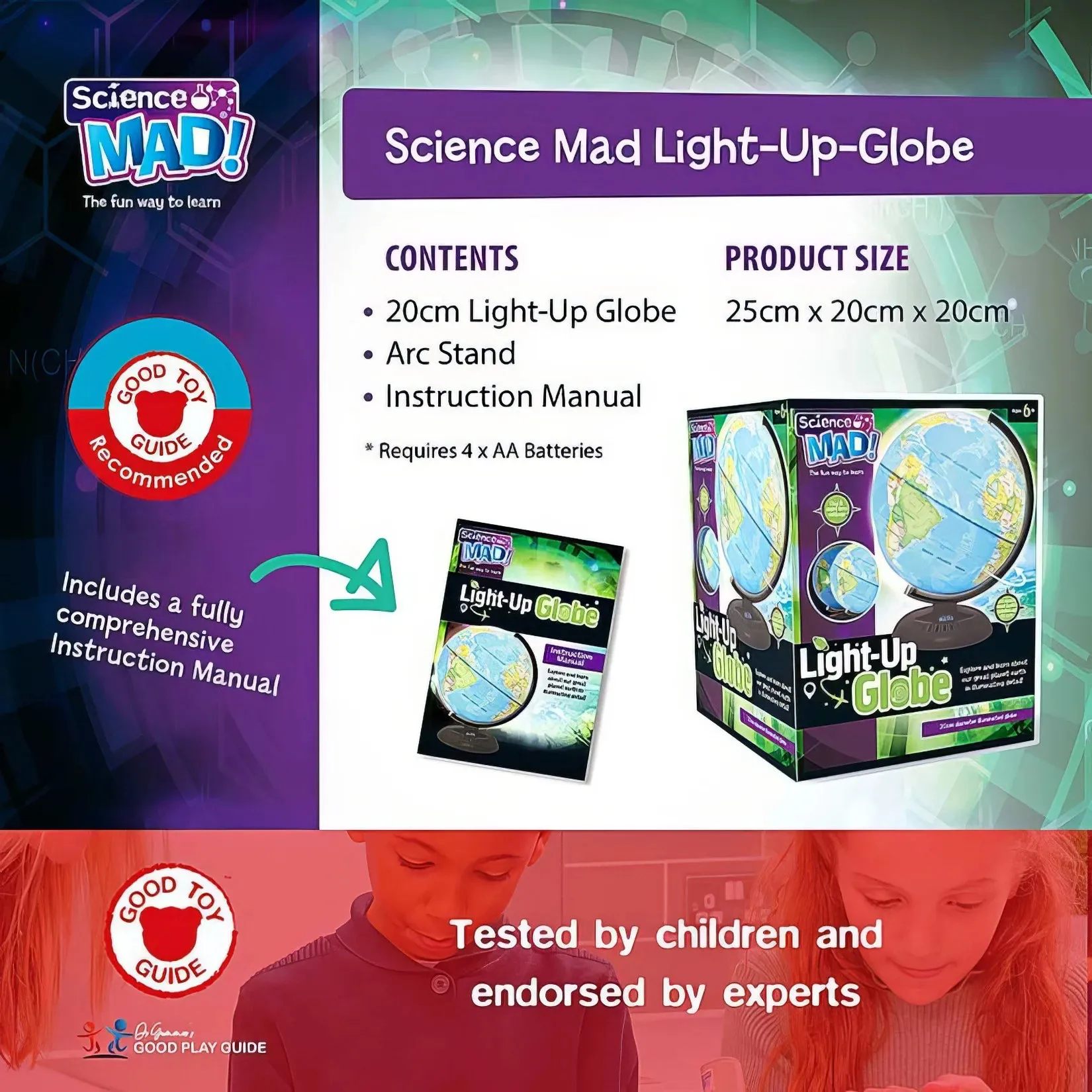 Science Mad Light Up Globe