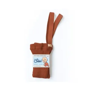 Silly Silas: Footed Tights - Cinnamon