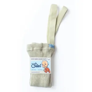 Silly Silas: Footed Tights - Cream Blend
