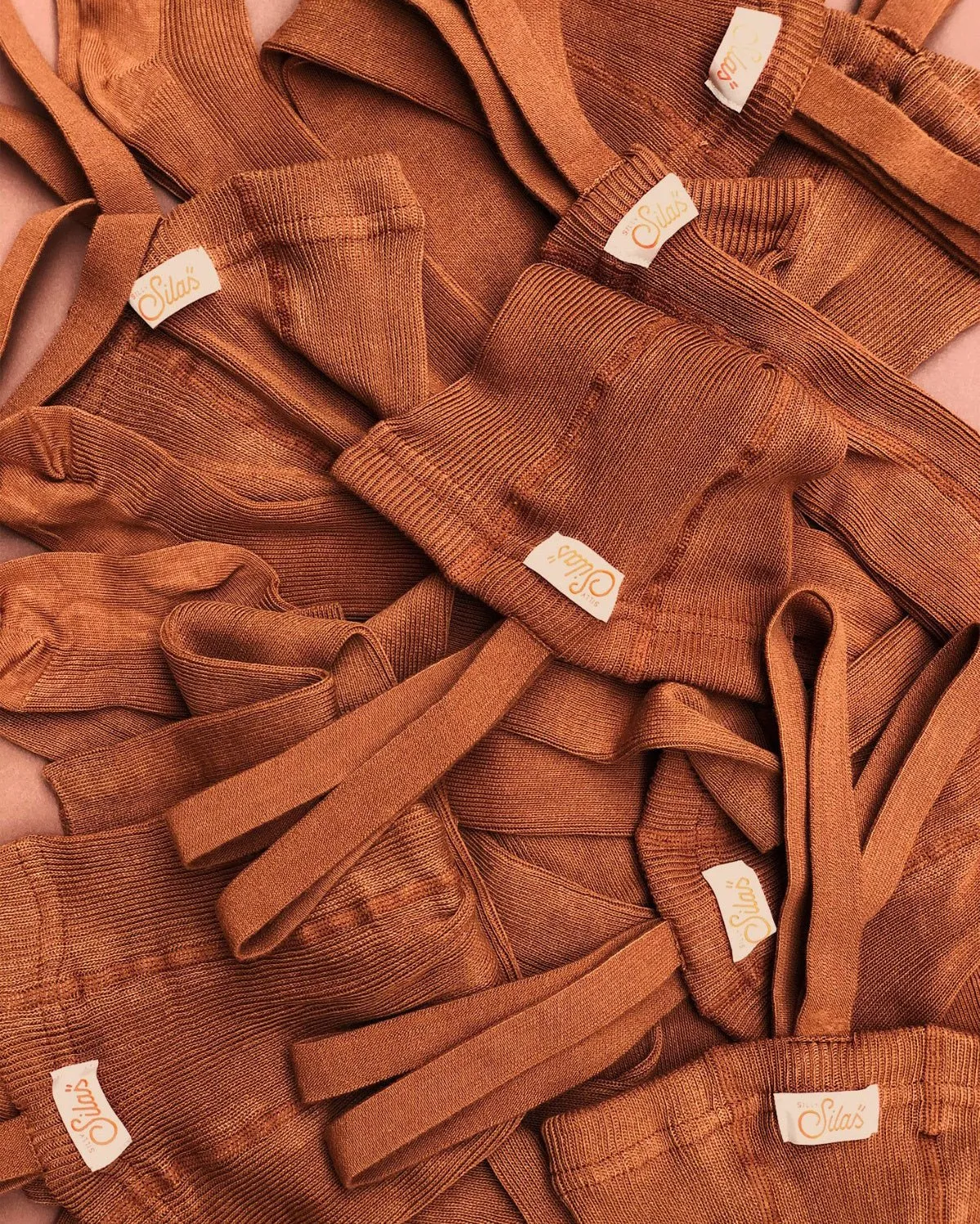 Silly Silas: Footless Tights - Cinnamon
