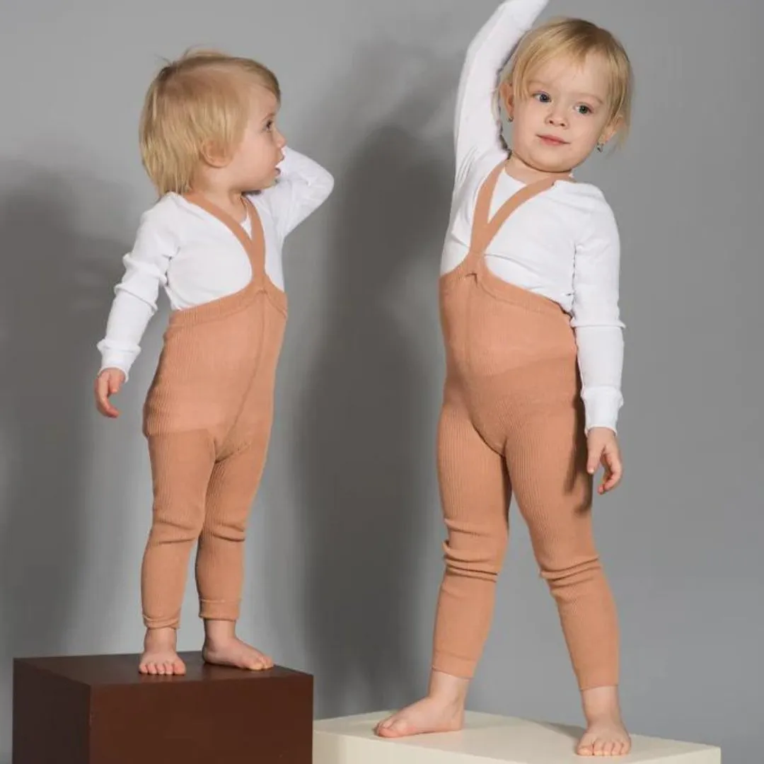 Silly Silas: Footless Tights - Light Brown