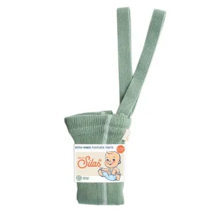 Silly Silas: Footless Tights - Matcha Oat Latte